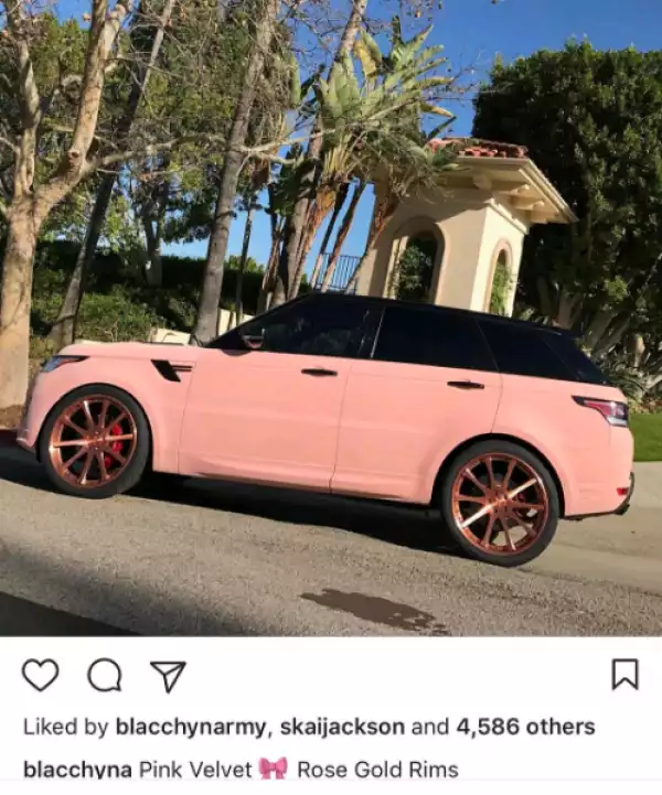 Check out the new colour on Blac Chyna